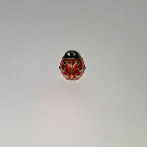 Avon Love Bug Lapel Pin Brooch- Red and Black